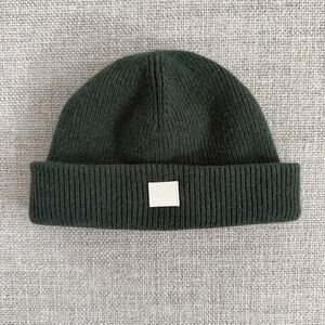 Acne Studios Ribbed Face Logo Beanie
